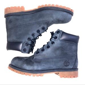 Timberland 6 - Inch Navy Premium Waterproof Boots